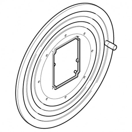 SC92094 SCAME ROLLER 450 SOCKET HOLDER DISC 1 CUTOUT