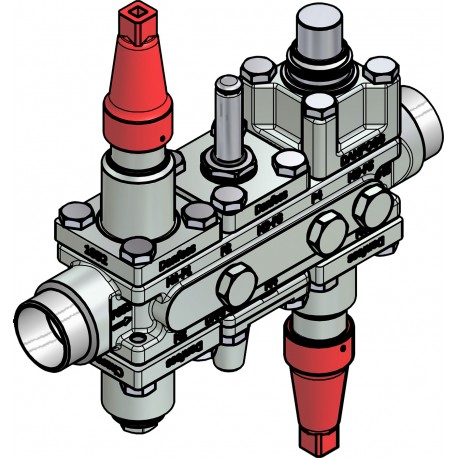 027L3374 DANFOSS REFRIGERATION Valve Station ICF 20-6-5MB66