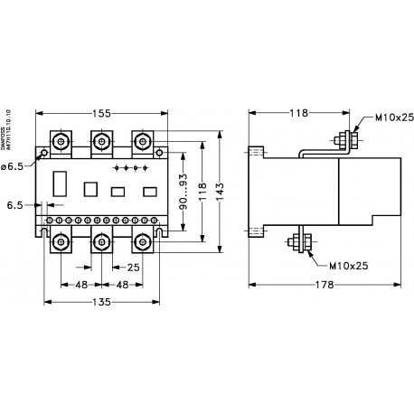 047H3033 DANFOSS CONTROLES INDUSTRIALES Overload relay