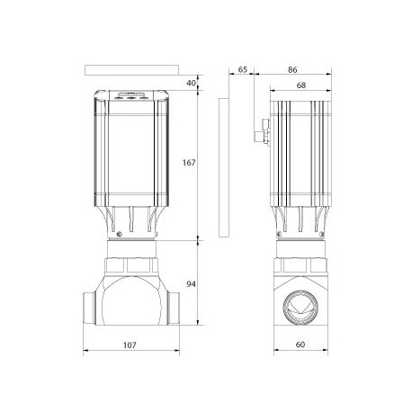 027H9068 DANFOSS REFRIGERATION Actuators for ICM