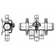 061L1186 DANFOSS REFRIGERATION 4-way reversing valve