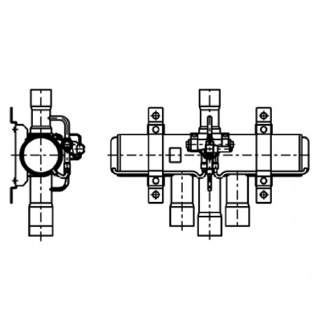 061L1186 DANFOSS REFRIGERATION 4-way reversing valve