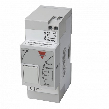 GS33910060800 CARLO GAVAZZI Tipo de módulo: Profinet Gateway, Caixa: 2-DIN, Características principais: Prof..
