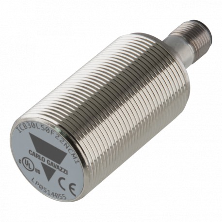 ICB30L50F22NOM1 CARLO GAVAZZI Output function: NO, Mounting: Flush, Housing: M30, Sensing range: 14 to 29 mm..