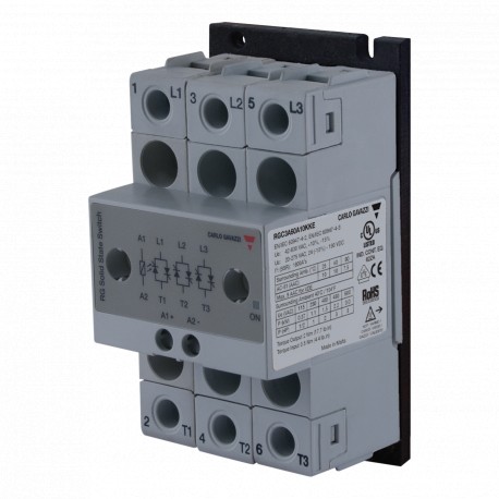 RGC3A60D10KKE CARLO GAVAZZI System: DIN-rail Mount, Current rating category: 10 AAC or less, Rated voltage: ..