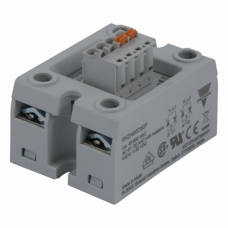 RK2A60D50P CARLO GAVAZZI System: Panel Mounting, Category Current Rating: 26 50 ACA, Rated Voltage: 600 VAC,..