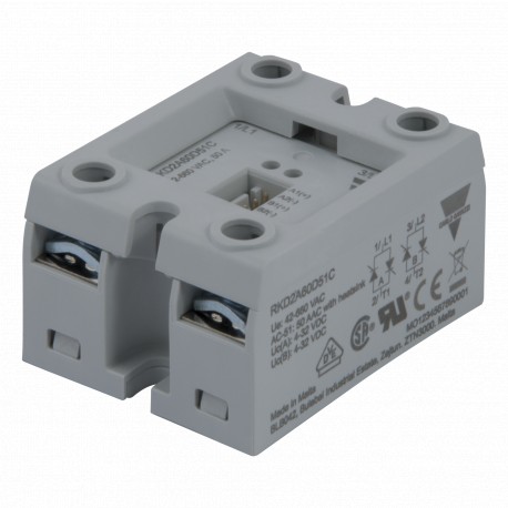 RKD2A60D51C CARLO GAVAZZI System: Panel Mounting, Category Current Rating: 26 50 ACA, Rated Voltage: 600 VAC..
