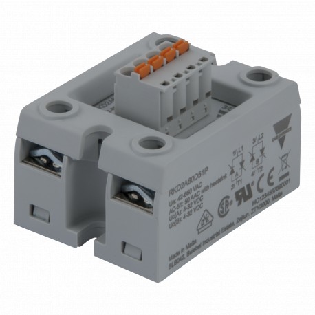 RKD2A60D75P CARLO GAVAZZI System: Panel Mounting, Rated Current Rating: 51 75 ACA, Rated Voltage: 600 VAC, O..