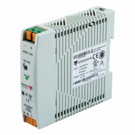 SPDM24301B CARLO GAVAZZI Model: AC to DC switching power supply, Ac input voltage: 85VAC-264VAC, Output powe..