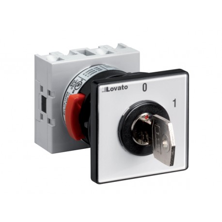 GX2091U29D LOVATO Interruptor 2 pólos GX91 20 A Modelo U29D 48x48 com Chave