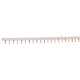 P1X9032 LOVATO TWO-POLE CONNECTION BUSBAR, FOR 56 MODULES, 1000MM LONG (28 MCB 2P)