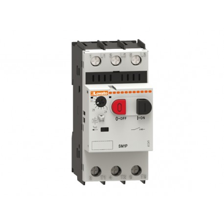 SM1P0025 LOVATO Interruptor Guardamotor de Tecla Regulação 0,16 0,25 A