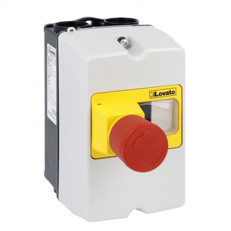 SM1Z1702P LOVATO Boîtes de surface-IP65 pour SM1P... Largeur de 80mm avec bouton-poussoir