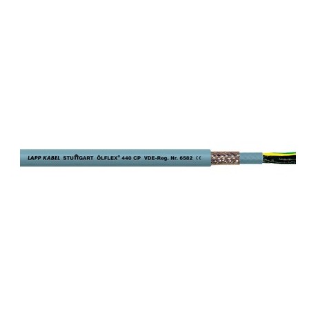0012925 ÖLFLEX 440 CP 2X1 LAPP Câble de commande résistant aux huiles et à l'abrasion, résistant aux intempé..