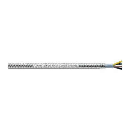 00160903 ÖLFLEX CLASSIC 100 SY 5G2,5 LAPP Câble de commande en PVC, code couleur avec tresse d’acier