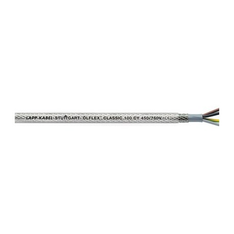 00350123 ÖLFLEX CLASSIC 100 CY 5G2,5 LAPP Cable de control de PVC apantallado y con código de color
