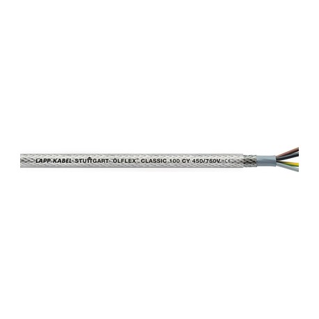00350213 ÖLFLEX CLASSIC 100 CY 4G10 LAPP Câble de commande blindé en PVC à code couleur