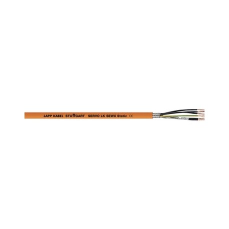 0038060 SERVO LK SEWX STATIC 4G1,5+(3X1STD) LAPP Screened, low capacitive servo cable with PVC outer sheath ..
