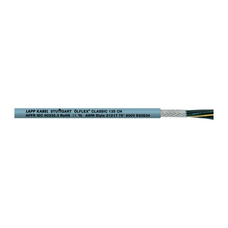 1123268 ÖLFLEX CLASSIC 135 CH 3X1 LAPP ÖLFLEX CLASSIC 135 CH 3X1