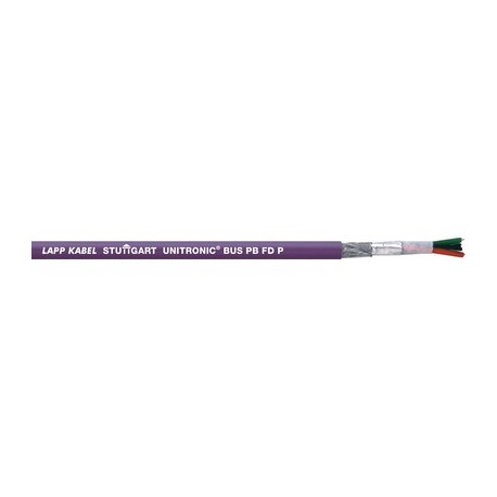 2170222 UNITRONIC BUS PB FD P 1X2X0,64 LAPP Halogenfreie, hochflexible PROFIBUS Leitung