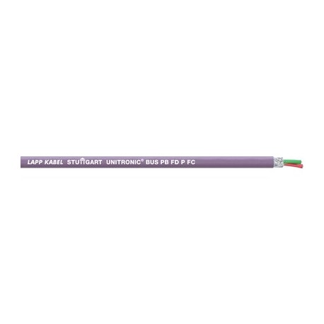 2170322 UNITRONIC BUS PB FD P FC 1X2X0,64 LAPP Cabo PROFIBUS altamente flexível e livre de halogênio com est..