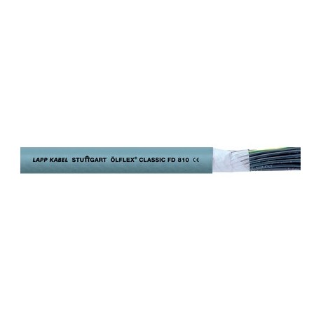 0026106 ÖLFLEX CLASSIC FD 810 18G0,5 LAPP Highly flexible control cable with PVC core insulation and PVC she..