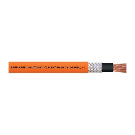 0026657 ÖLFLEX FD 90 CY 1X35 LAPP Altamente flexível , cabo monopolar blindado com isolamento em PVC e reves..