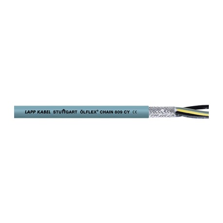 1026754 ÖLFLEX CHAIN 809 CY 5G0,5 LAPP Altamente flexível , cabo de controle blindado com isolamento do cond..