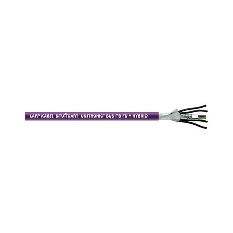 2170875 UNITR. BUS PB FD Y HYBRID 1X2X0,64+4X1,5 LAPP Cabo PROFIBUS HYBRID altamente flexível, com certifica..