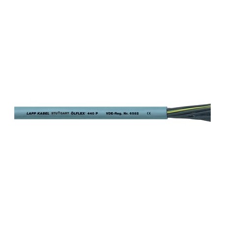 0012853 ÖLFLEX 440 P 7G2,5 LAPP Cabos de controle resistentes a abrasão e óleo com isolação do condutor de T..