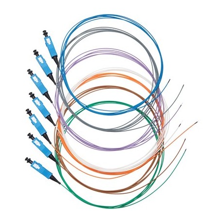 29310902 GOF SIMPLEX SC E9 OS2, 2m LAPP 12x assorted colour coded pigtails with various types of connectors ..