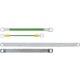 4571196 1x6/M6/200m LAPP Flat Ground Strap/Terminals  1x6/M6/200m