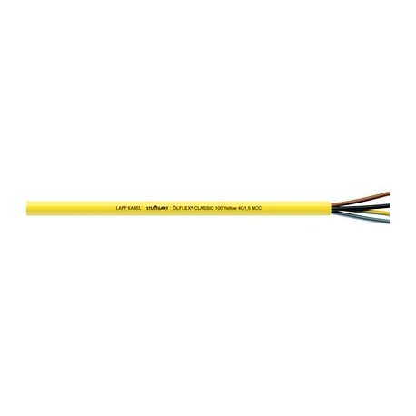 0010400 ÖLFLEX CLASSIC 100 YELLOW 3G1,5 LAPP ÖLFLEX CLASSIC 100 YELLOW 3G1,5