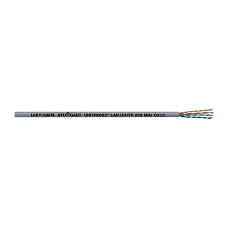 2170186 UNITRONIC LAN 250 U/UTP Cat.6 LAPP Data cable for Category 6, class E verified up to 250 MHz