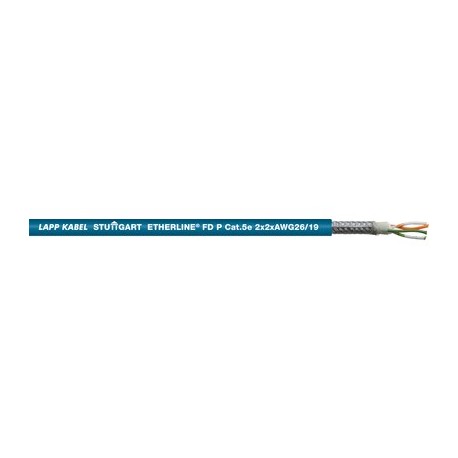 2170289 ETHERLINE FD P Cat.5e 2x2x26/19AWG LAPP Câble Ethernet catégorie 5e, classe D pour une utilisation e..