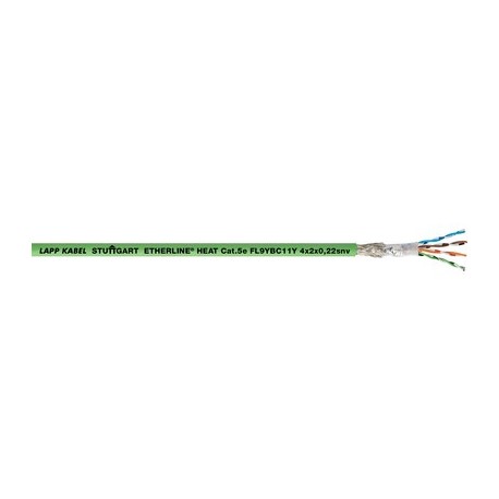 2170850 ETHERLINE HEAT 6722 Cat. 5e FL9YBC11Y 4x2x0,22sn LAPP ETHERLINE Cat. 5e FL9YBC11Y 4x2x0,22sn