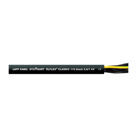 1120362 ÖLFLEX CLASSIC 110 Black 0,6/1kV 7G4 LAPP ÖLFLEX CLASSIC 110 Black 0,6/1kV 7G4