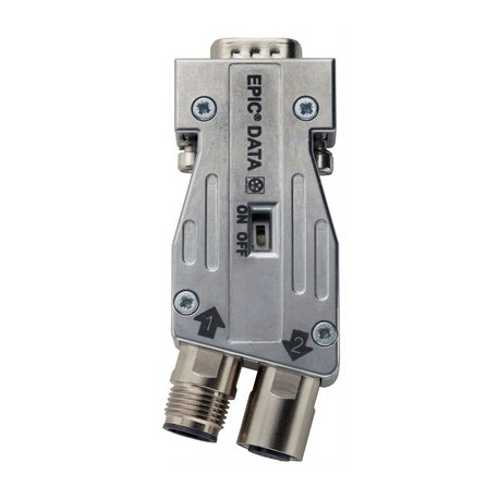 21700562 ED-PB-90-PG-M12-PRO LAPP Conector PROFIBUS totalmente metalico com conexões M12