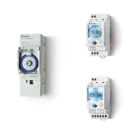 126182300000PAS FINDER 12 Series Mechanical or Electronic digital time switches 16 A.