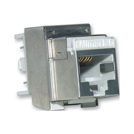62104 LANmark-6, EVO 250 MHz Snap-In Connector LAPP Tomada fêmea blindada com codificação de cor