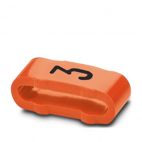 SD-WMTBS (NU) CC:3 0826527:3 PHOENIX CONTACT Marking collar, Labeled with the number: Numbers, orange, width..