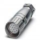 RC-12S2S8AR2EP 1611062 PHOENIX CONTACT Conector industrial, com rosca de conexão em Pg11, reto, blindagem: s..