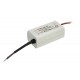 APC-12E-350 MEANWELL Driver LED, Entrada: 180-264VCA, Salida: 350mA. 12,6W, Rango Tensión 9-36V, caja plásti..