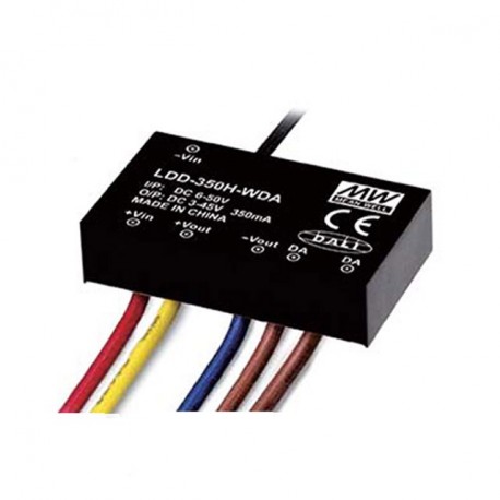 LDD-1050H-WDA MEANWELL DC-DC Step down LED driver Constant Current (CC), Input 6-50VDC, Output 1.05A / 3-45V..