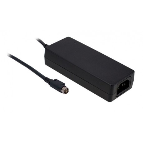 GSM120A12-R7B MEANWELL AC-DC Medical desktop adaptor, Output 12VDC / 8.5A, AC 3 pole IEC inlet, EN60601 2xMO..