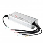 HLG-600H-54 MEANWELL Driver LED AC-DC à sortie unique mode mixte (CV+CC) avec PFC intégré, Sortie 54VDC / 11..