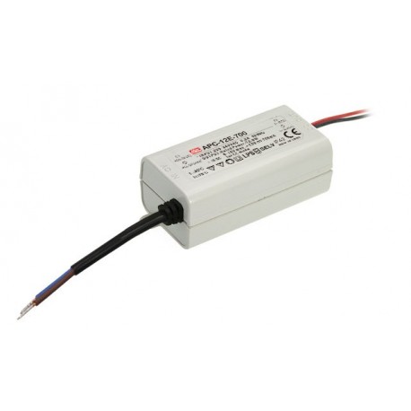 APC-12E-700 MEANWELL LED-Driver AC/DC Einzelausgang, Konstantstrom (CC), Eingang 180-264 VAC, Ausgang 0,7 A ..