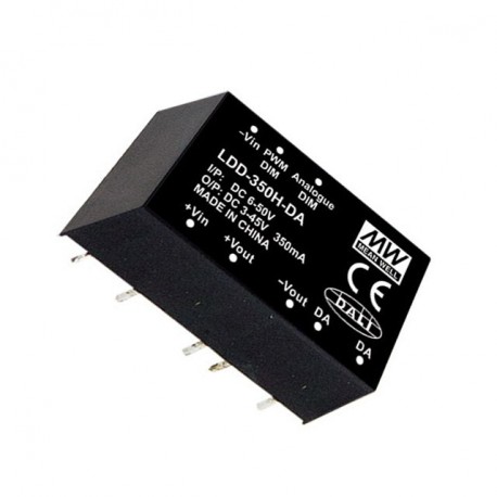 LDD-700H-DA MEANWELL Driver de LED, Entrada: 6-50VCC, Saída: 700mA. 31,5 W, Intervalo de Tensão 3-45V, Redut..
