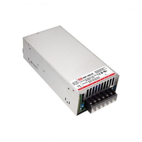 MSP-1000-48 MEANWELL Fonte de alimentação comutada, Entrada: 90-264VCA, Saída: 48VCC, 21A. Potência: 1008W. ..