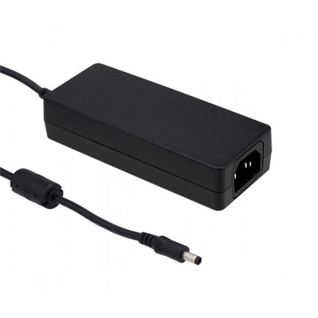 GSM90A12-P1M MEANWELL AC-DC Medical desktop adaptor, Output 12VDC / 6.67A, AC 3 pole IEC inlet, EN60601 2xMO..